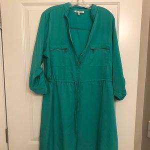 Speed Control Green Midi Dress